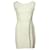 Herve Leger Kassandra Robe moulante embellie en rayonne ivoire Fibre de cellulose Blanc Écru  ref.535431