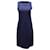Vestido curto Theory Risbana em lã azul marinho  ref.535453