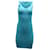 Zac Posen Snakeskin Jacquard V-neck Party Dress in Green Silk  ref.535471