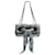Chanel Bolsa de ombro de tecido de desenho vintage Karl Lagerfeld edição limitada Preto  ref.535548