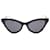 Gucci GG0597S Cat Eye Sonnenbrille aus schwarzem Acetat  ref.535568