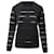 Pullover con fasciatura in maglia elasticizzata Herve Leger in rayon nero Raggio Fibra di cellulosa  ref.535591