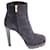 Sergio Rossi Ankle Boots with Heels in Black Suede  ref.535597