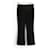 Céline Celine x Philo 2010 Cropped Bootcut Trousers Black Viscose  ref.536032