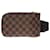 Magnificent Louis Vuitton Geronimos shoulder bag in brown checkerboard leather, garniture en métal doré  ref.536076