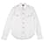 Jean Paul Gaultier [Occasion] Jeans Paul Gaultier Jean's Paul GAULTIER Piping Design Military Shirt Coton Blanc  ref.536186