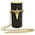 Louis Vuitton Estuche de barra de labios con monograma marrón Castaño Lienzo Metal  ref.536299