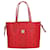 MCM Women Reversible Liz Shopper In Red Visetos Cloth  ref.536415