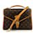 Louis Vuitton Bel Air Beverly Monogramm Leinwand Braun Leder  ref.536776