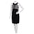 Joseph Ribkoff Robes Polyester Elasthane Noir Blanc  ref.537284