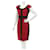Joseph Ribkoff Robes Polyester Noir Rouge  ref.537292