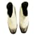 Zadig & Voltaire Teddy White Snakeskin Botines Botines Zapatos 36 Blanco Cuero  ref.537771