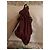 Borsa a mano Gerard Darel 24h in pelle rosso bordeaux Bordò - vista 2