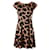 Michael Kors Giraffe Print Ponte Flair Dress in Multicolor Polyester  ref.538336