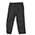 Prada Hose mit geradem Bein und Manschette mit Klettverschluss aus schwarzem Nylon Polyamid  ref.538343