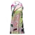 Emilio Pucci Vestido mini halter estampado em seda multicolorida Raio Fibra de celulose  ref.538373