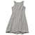 Robe trapèze sans manches Emporio Armani en polyester gris  ref.538380