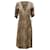 Faithfull The Brand Anne Marie Leopard Print Midi Dress in Multicolor Rayon Cellulose fibre  ref.538405