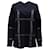 Armani Pullover mit V-Ausschnitt aus marineblauer Wolle  ref.538419