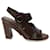 Tod's Tods Slingback Block Heels in Brown Leather  ref.538433