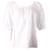 Miu Miu Peasant Blouse with Puffy Sleeves in White Cotton  ref.538444
