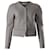 Balenciaga Veste ajustée à manches bouffantes en laine grise  ref.538446