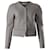 Balenciaga Chaqueta a medida con mangas abullonadas en lana gris  ref.538446