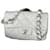 Timeless Chanel Square mini flap bag with pearls White Lambskin  ref.538462