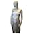 One shoulder dress BCBG Max Azria Eggshell Viscose  ref.538494