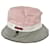 Prada Fischerhut aus Nylon Pink Weiß Olivgrün  ref.538646