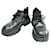 Fendi Sneakers Force Lace-up FENDI Chaussures Zucca pour hommes Semelle en caoutchouc Chaussures en cuir à fond épais 7 size Noir  ref.538728