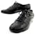 CHANEL RICHELIEU G SHOES31078 40.5 IN BLACK PATENT LEATHER + SHOES BOX  ref.539392