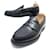 CHURCH'S SHOES ELVEDEN MOCCASIN 8.5F 42.5 BLACK LEATHER LOAFERS SHOES  ref.539393