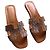 Sabot Oran ricamati Hermès Caramello