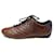Louis Vuitton Sneakers Brown Purple Leather  ref.540004