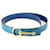 Cinturón Hermès Azul Cuero  ref.540156