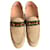 Gucci Jordaan loafers Cream Cloth  ref.540190