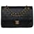 Très beau sac à mains Chanel Timeless/Classique 27 cm en cuir matelassé noir, garniture en métal doré Cuir d'agneau  ref.540662