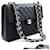 CHANEL große klassische Handtasche Kette Umhängetasche Flap Black Caviar Schwarz Leder  ref.540697