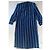 Abito Guy Laroche in seta a righe nero blu - vista 2