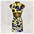 Milly New York Abito con stampa floreale acquerello giallo e viola Porpora - vista 2
