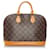 Louis Vuitton Brown Monogram Alma PM Leather Cloth  ref.540905