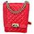 Chanel Boy north south bag Red Leather  ref.541280