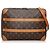 Bolso Mensajero Soft Trunk MM Monograma Marrón Louis Vuitton Castaño