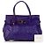 Mulberry Bolsa tote de couro Bayswater roxa amoreira - vista 7