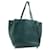 Céline *CELINE CABAS PHANTOM SMALL con CINTURÓN Hippo Phantom Small Belt Tote Bag Old Logo Green Verde Becerro  ref.541675