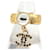 * Anello Chanel Anello Coco Mark Bottone con strass n. 13.5 Equivalente oro nero Gold hardware  ref.541681
