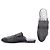 Mules Brunello Cucinelli in pelle nera con perline Precious argento