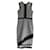 Three Floors Fashion Dreistöckiges silber/schwarzes gewebtes Kleid Polyester  ref.543021