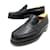 JM WESTON LOAFERS 180 7E 42 IN BLACK LEATHER + SHOES  ref.543069